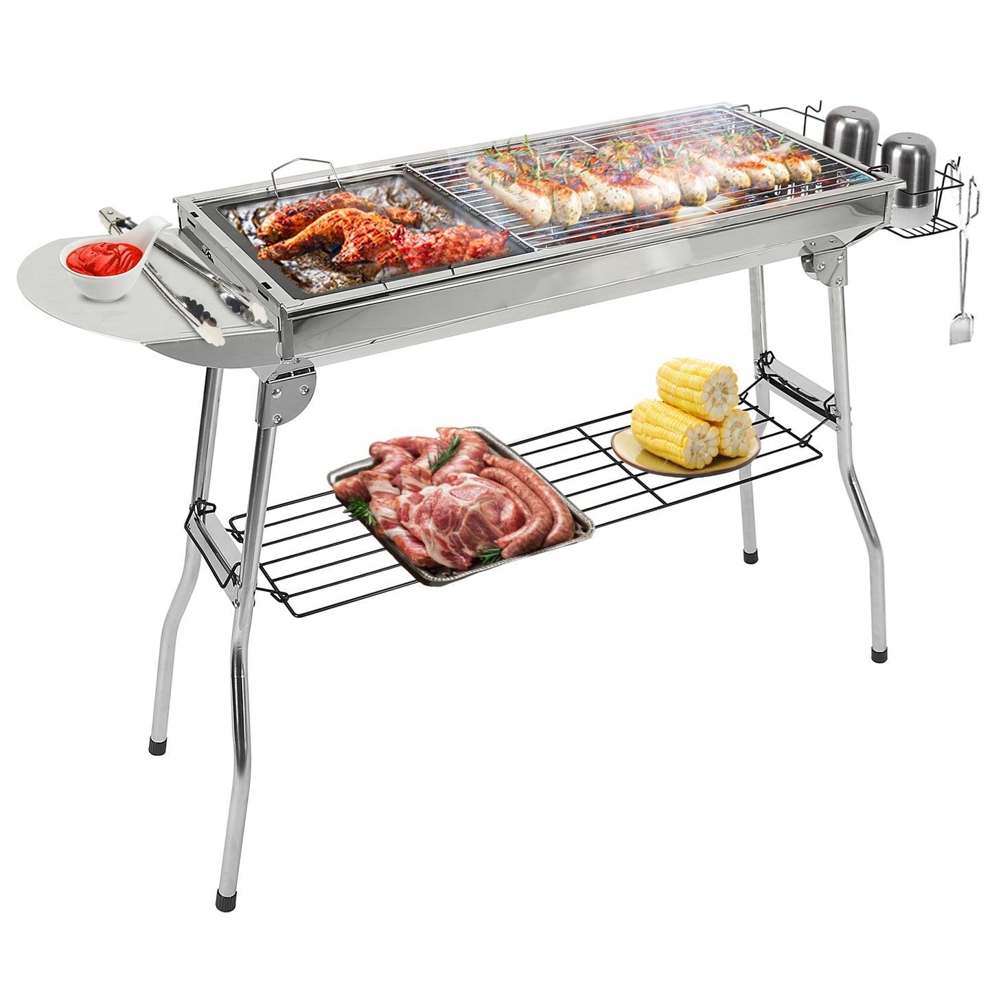 Stainless Steel Outdoor Charcoal Grill
