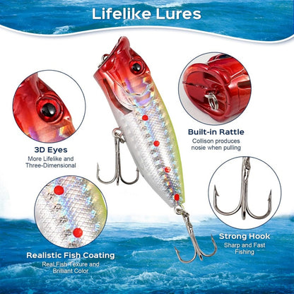 Christmas Countdown Calendar - 24 Day Fishing Lure Set For Adult Men And Teenage Boys - Christmas 2025 Surprise Gift